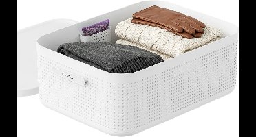 Rotho WOP opbergbox M - met deksel - wit