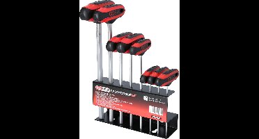 KS TOOLS T-greep inbussleutelset 8-delig - 158.8130