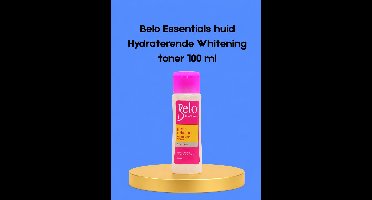 Belo Essentials Skin Hydrating Whitening Toner – 100 ml – Verhelderende & Hydraterende Huidtoner – Helpt Donkere Vlekken te verminderen, Egaliseert de Huidtint & Hydrateert Intensief – Voor een Gladde, Stralende & Gezonde Huid