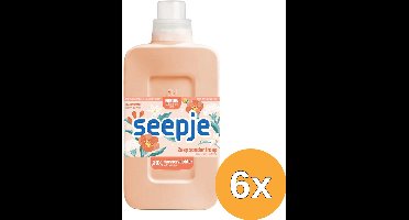 Seepje Wasverzachter Bloesemzacht - 6 x 750 ml - Voordeelverpakking