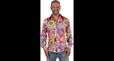 Magic Design Verkleedshirt Disco Polyester Maat S/m