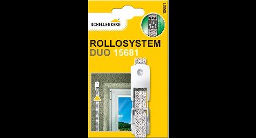 Schellenberg 15681 Rolluikriemgeleider Duo Mini, wit