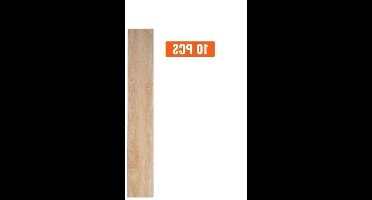 Vinyl Vloer - Vinyl Tegels - Vinyl Tegels Vloer - In elkaar grijpende Vinyl Vloertegels - 1220 X 185mm 10 Tegels - 5,5mm Dik - DIY Vloerbedekking voor Keuken - Licht Grijs