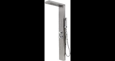 Core® Douchepaneel met Thermostaatkraan - Douchekolom - Douchepaneel Hoekmontage - Zilver - 47cm x 15cm x 130cm