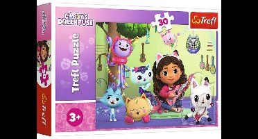 Trefl - 18301 Serie - Legpuzzel - 30 Stukken - Koci domek Gabi