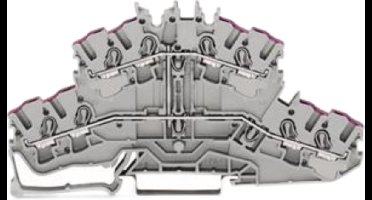 Wago 2002-2408 WAG 4-DRAADS 2-ETAGEKLEM per 50