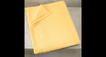 De Witte Lietaer Badlaken Contessa Butter Yellow - 100 x 150 cm - Geel - Katoen
