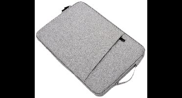 Laptoptas - opbergtas - 13.3 inch - Voor laptops - boeken en andere dagelijkse benodigdheden - 36*26*3 cm - lichtgrijs