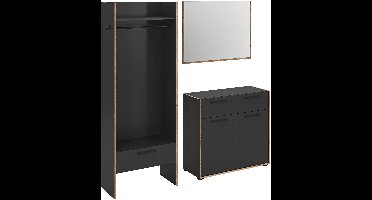 Bueno garderobe opstelling B3 donkergrijs.