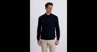 pierre cardin Langarm-polo in Modern Fit