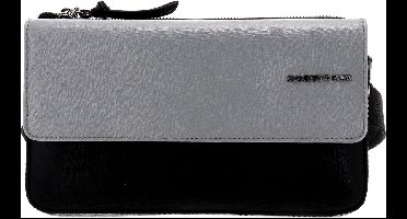 MANDARINA DUCK Leren Gordeltas Schoudertas Essential Bum Bag Black Zwart