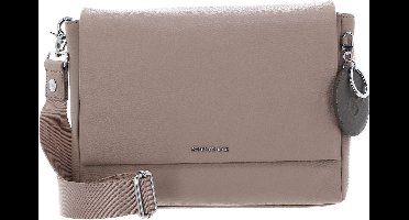 MANDARINA DUCK Leren Schoudertas Mellow Leather Messenger Warm Taupe