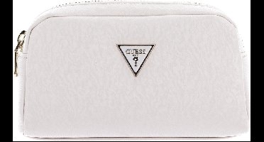 GUESS Utensil zak Double Zip Stone Beige