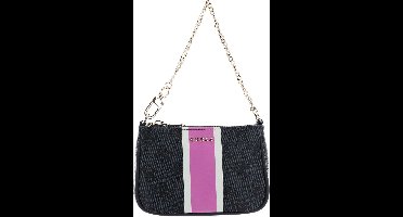 GUESS Handtas Daily Pouch Coal Logo Zwart