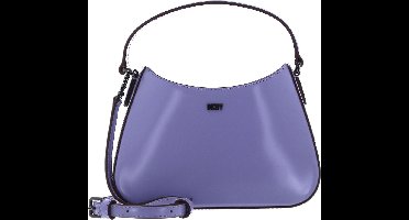 DKNY Leren Handtas Schoudertas Ellie Demi Crossbody Lavender Paars