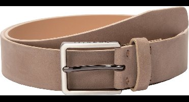 bugatti Riem Men´s Leather Belt W80 Taupe