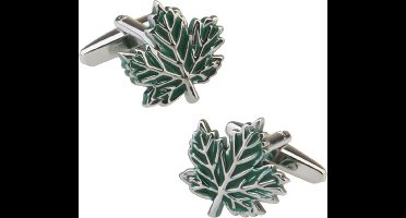 Esdoorn blad manchetknopen