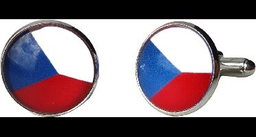 Tsjechische vlag manchetknopen