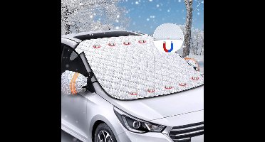 oCreon Voorruitafdekking Auto met 9 Magneten - Zonwering en Winterbescherming tegen Sneeuw en Vorst