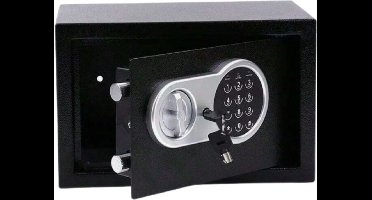 Perel Elektronische kluis, met cijferslot, inclusief noodsleutels en bevestingsmateriaal, 20 x 31 x 20 cm, 4 kg