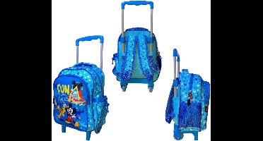 Disney - Mickey Mouse - Rugzak Trolley - Kleine reiskoffer - Schooltas - Junior formaat - 31 x 24 x 15 cm.