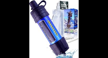 oCreon Waterfilter voor Buiten met Knijpfles - Survival Waterfilter voor Camping & Nooduitrusting
