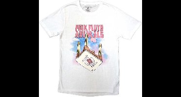 Pink Floyd - Animals Bacon Table Heren T-shirt - M - Wit