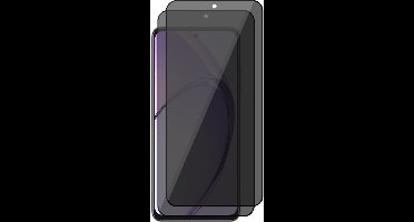 Privacy Screenprotector geschikt voor Oppo A80 - 2x Volledig Dekkend Glas Screen Protector