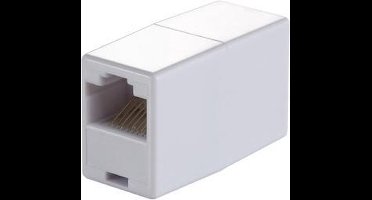 Netwerkkabel modulair koppelstuk RJ45 Beige