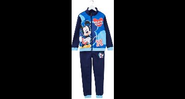 Disney Mickey Mouse - Trainingspak - Maat 116 - Joggingpak - Blauw
