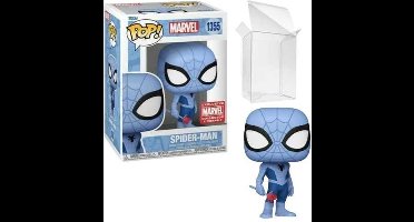 Funko Pop! Marvel: Spider-Man (Blue With a Rose) #1355 (Collector Corps Exclusive) [7.5/10]