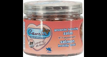 Renske Kat Beloning Hartjes 100 g - Kattensnack - Zalm