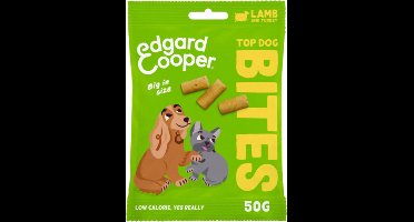 Edgard & Cooper Bites Large 50 g - Hondensnacks - Lam