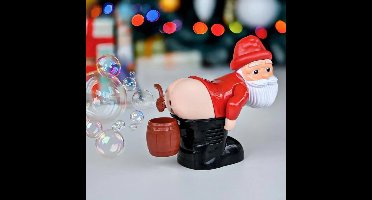 MikaMax Kerstman Bubbelmachine – Santa Bubble Blower – Magische Kerstdecoratie met Zeepbellen