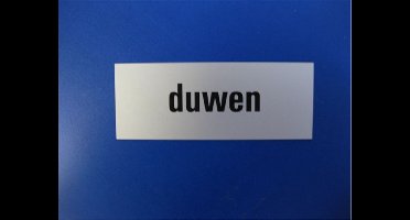 Tekstplaat 130X50Mm Alu Duwen