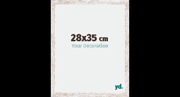 Your Decoration - Fotolijst 28x35 cm - MDF - White Wash - Catania