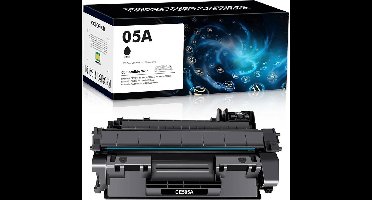 Geschikt voor HP 05A / CE-505A Toner cartridge Zwart - Geschikt voor HP LaserJet P2035 - P2055D - P2055DN