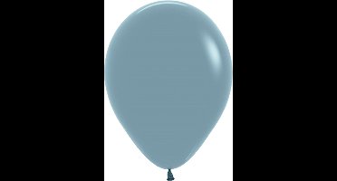 Latex ballonnen Sempertex Pastel Dusk Blue 140, 12inch - 12 stuks