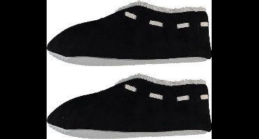 Pantoffels - Spaanse sloffen - Spaanse sloffen dames - Zwart | 37/38