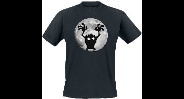 Looney Tunes Taz - Full Moon - Moonlight Heren T-shirt - zwart - M