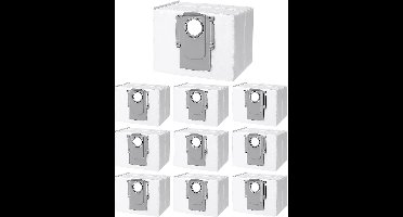 Stofzuigerzak voor Roborock S8 Pro-S8 Plus-S7 Pro Ultra-S7 MaxV Ultra-Q7 Max-Q5 Plus - stofzakken [Set 10]