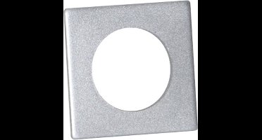 Accessoires voor kaarsenhouder "Accessorize", metaal, geborsteld zilver, 7 stuks, vierkant, 3,2 cm
