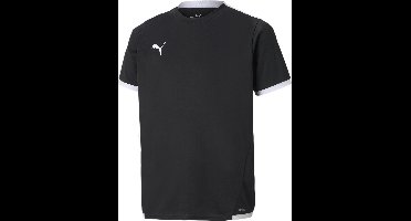PUMA teamLIGA Jersey Jr Unisex sportshirt - Puma Black-Puma White