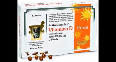 ActiveComplex Vitamine D Forte 80 parels|ActiveComplex Vitamin D Forte 80 softgels|ActiveComplex Vitamine D Forte 80 perles