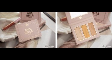 BH Cosmetics x Mrs Bella Goldie Highlighter Trio | 3 Gouden Highlighters | Stralende Glow | Vegan & Dierproefvrij