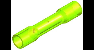 waterdichte kabeldoorverbinder geel 1,5-2,5mm2 5x in blister