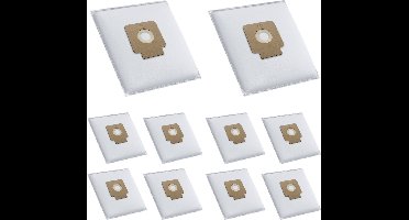 Stofzuigerzak voor Hoover [Set 10] Vervangende stofzakken H63 / H63 Pure Epa compatibel Hoover Capture Freespace Brave Flash