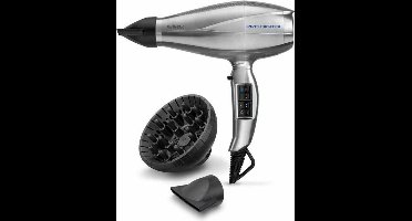 BaByliss Pro Digital Föhn 6000E - 2200W - Diffuser + 2 Blaasmonden - Digitale motor