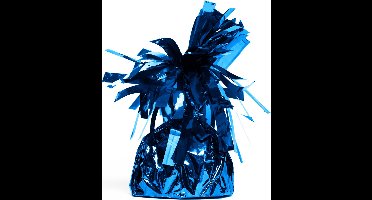 12x Ballon gewichtje Koninklijk Blauw 170 gram - Ballongewicht Gewicht Ballonnen Feest Accesoires Thema Party Tafeldecoratie Tafel Decoratie