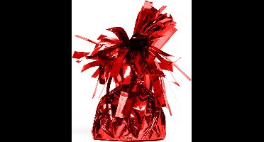 12x Ballon gewichtje Rood 170 gram - Ballongewicht Gewicht Ballonnen Feest Accesoires Thema Party Tafeldecoratie Tafel Decoratie